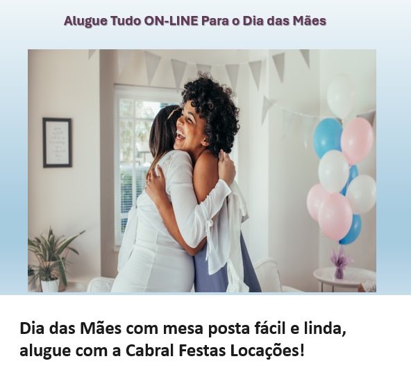 Mesa Posta Dia das Mães